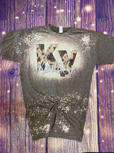 Load image into Gallery viewer, State Cow Print Bleach Tee