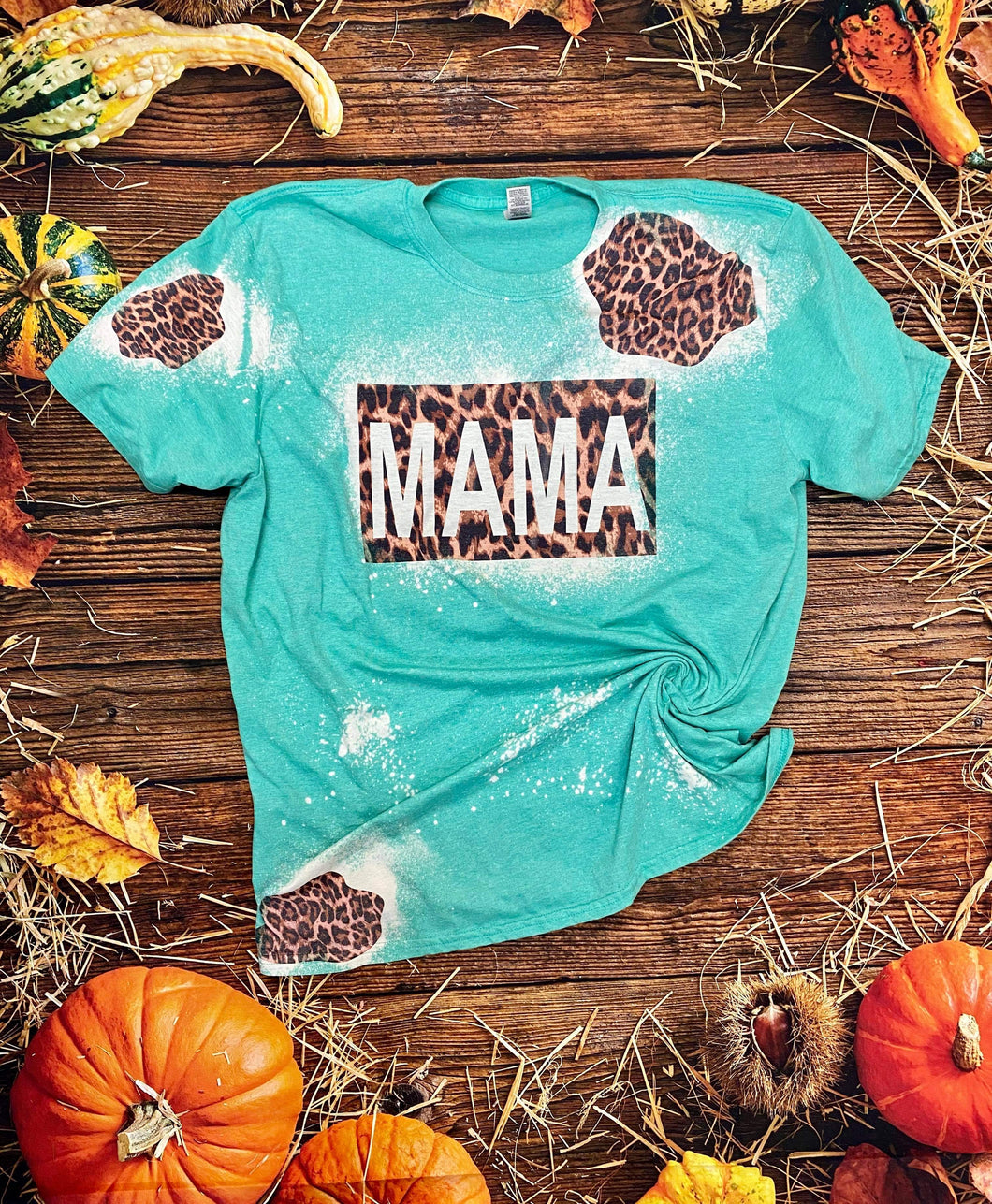 Mama+Cheetah Bleached Tee