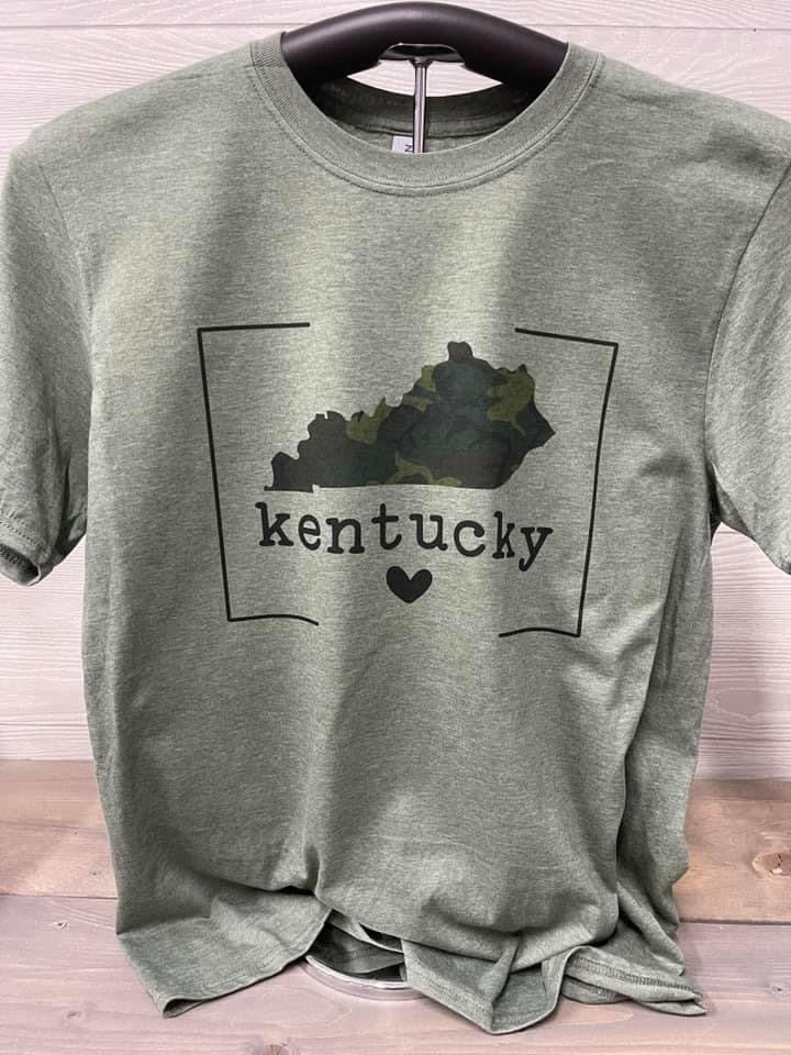 Camo KY State Tee