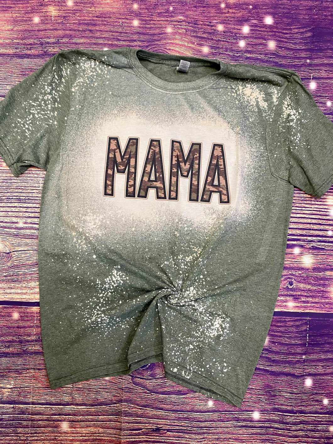 Camo+Mama Bleached Tee