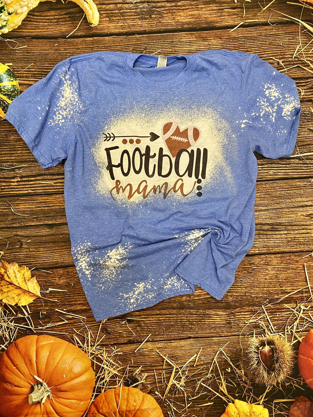 Football Mama Bleach Tee | Bleach Shirt