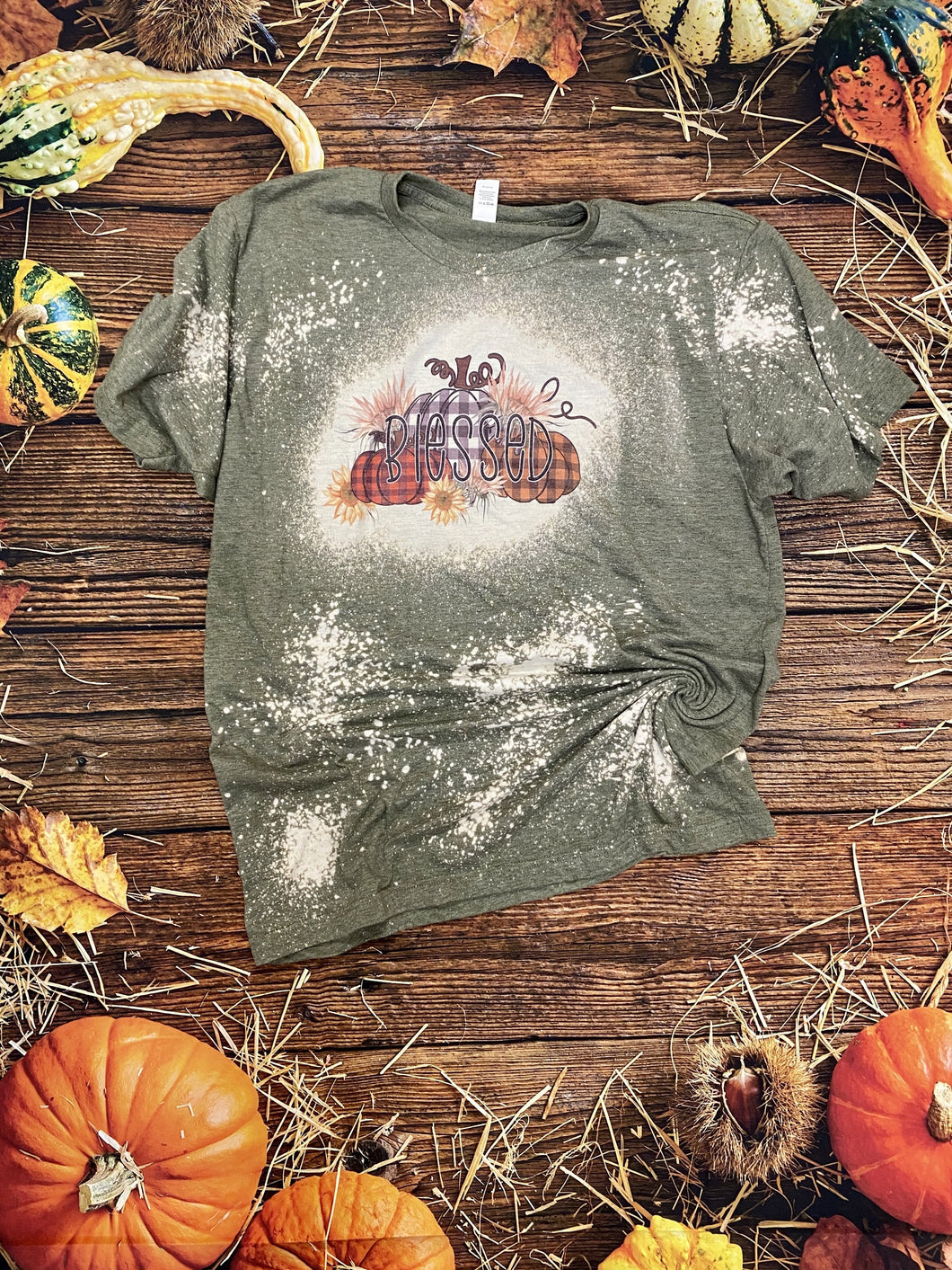 Blessed Plaid Pumpkins Bleach Tee | Bleach Shirt