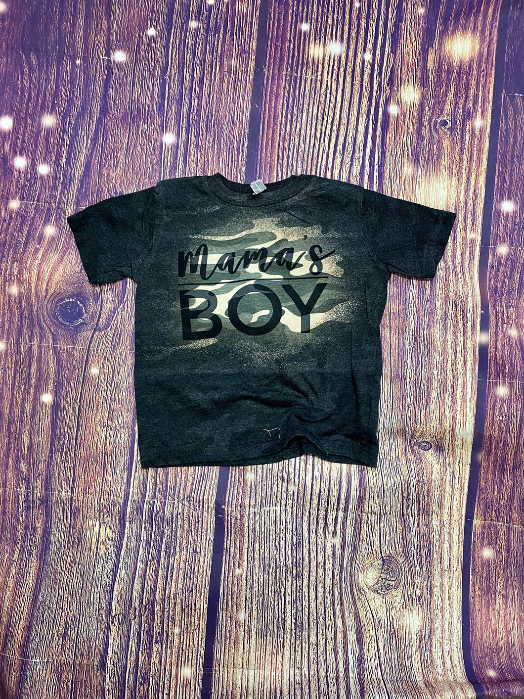 Mama’s Boy Camo Bleach Tee